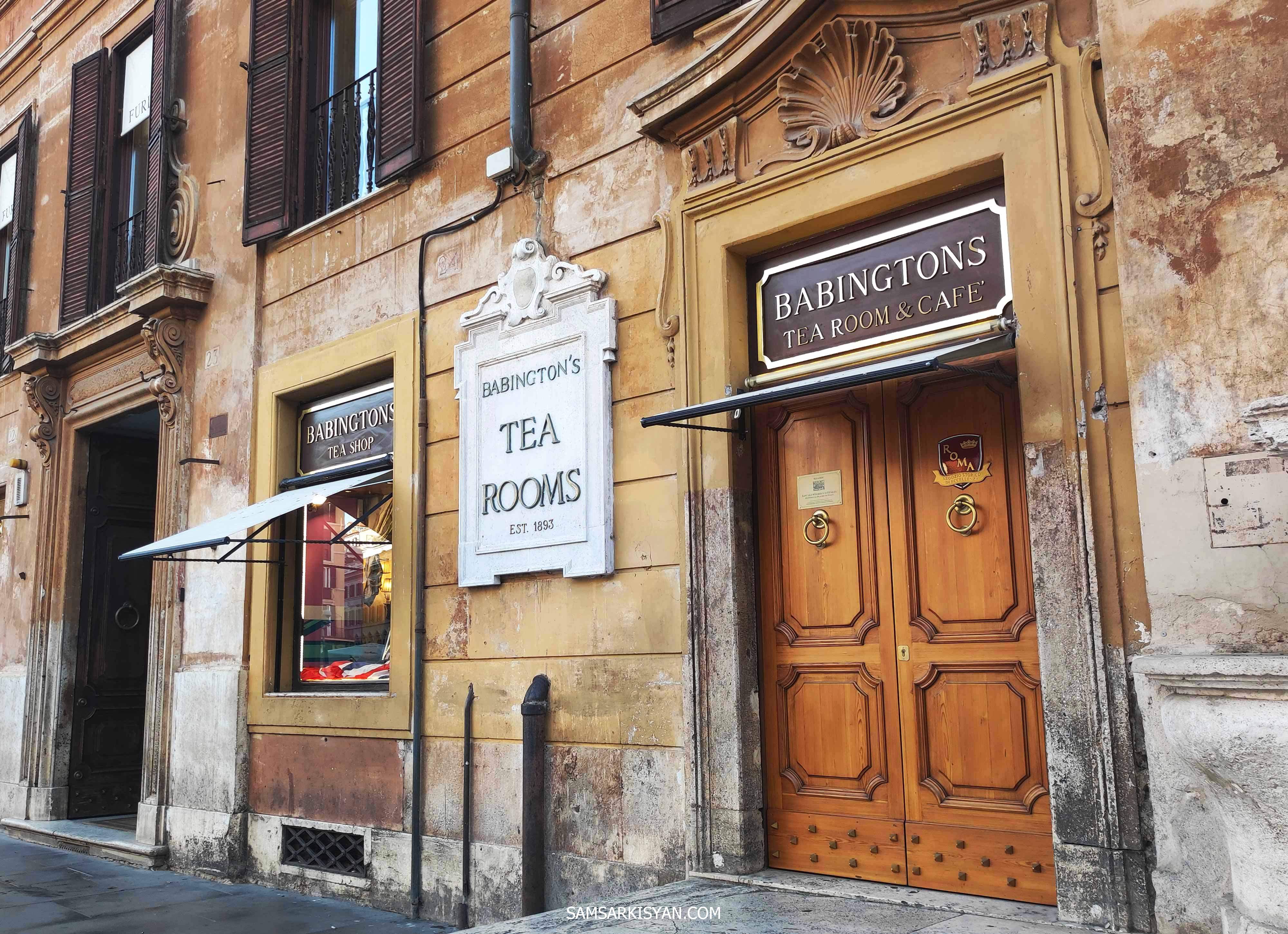 Babingtons Tea Rooms's Cafe, Rome
