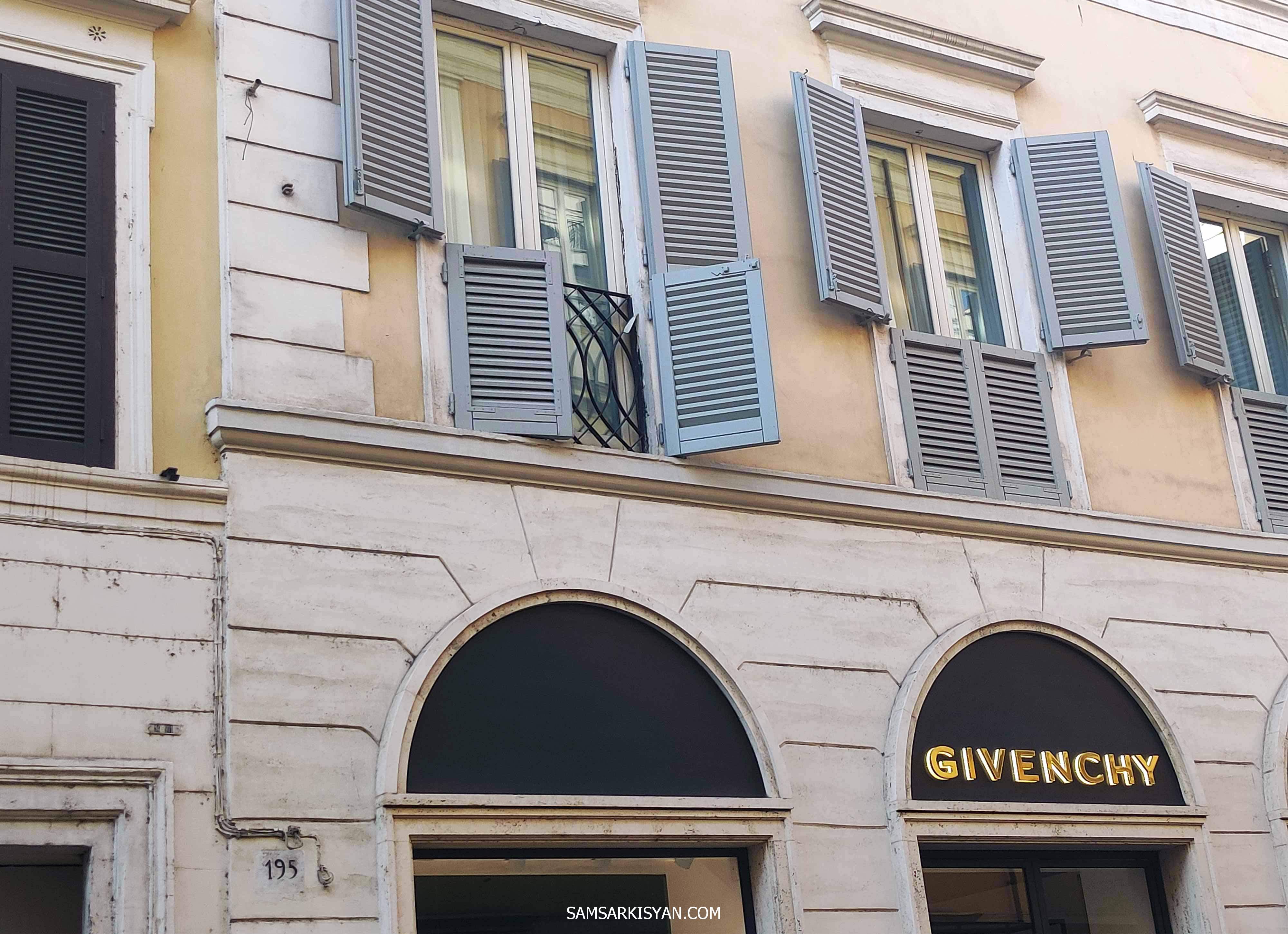 Givenchi Store, Rome