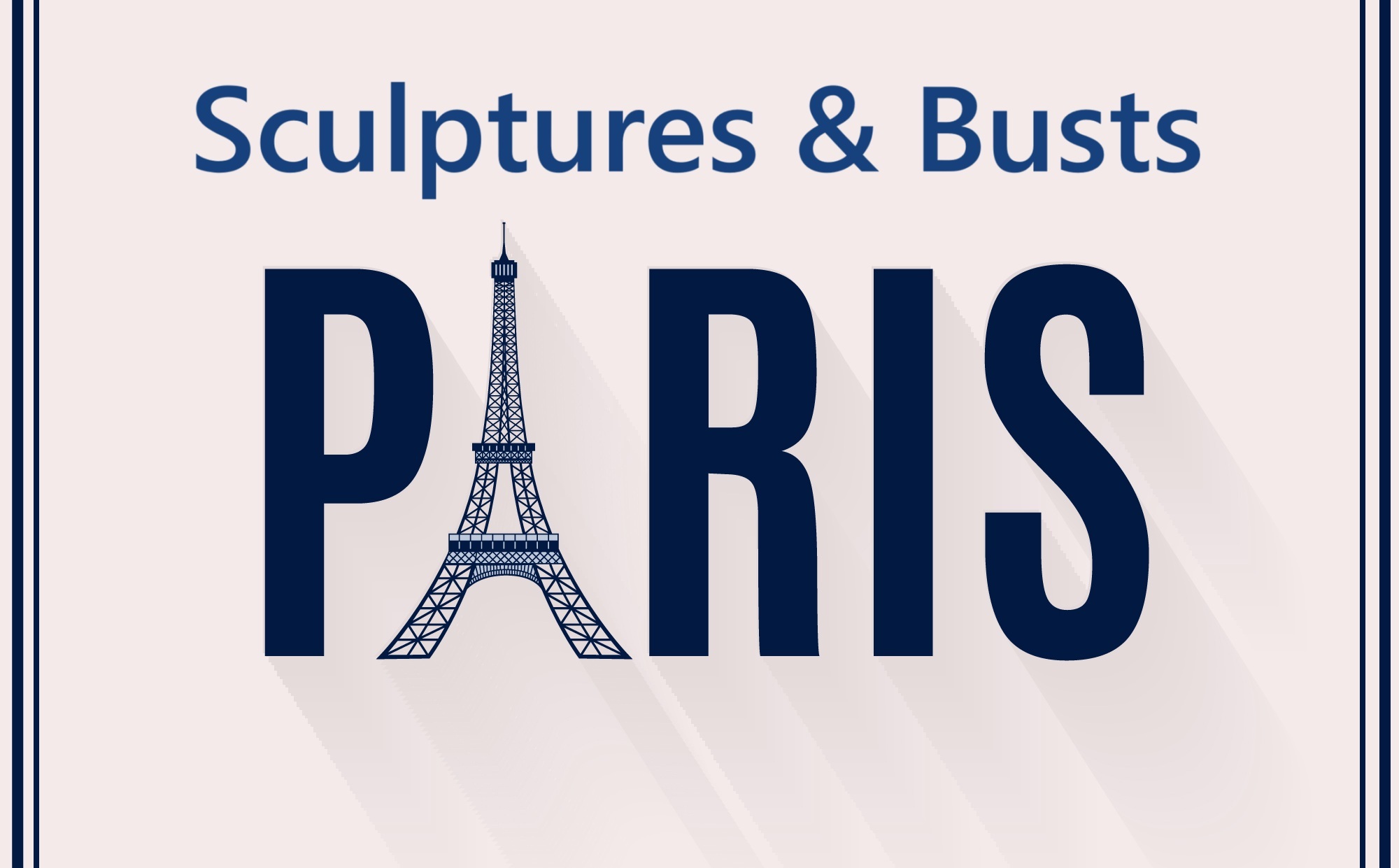 Sculptures and Busts of Famous People in Paris